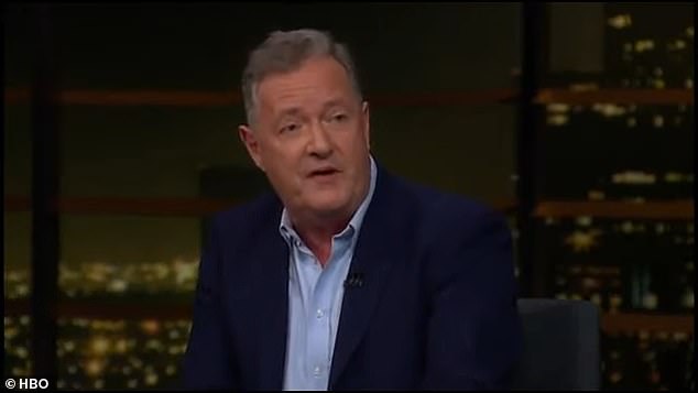 One of Maher's guests, British journalist Piers Morgan (pictured), admitted that Trump made a 