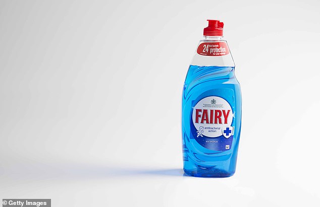 The homeowner also added a mixture of inexpensive dish soap – such as Fairy or Fabulosa – to the diluted Zoflora disinfectant