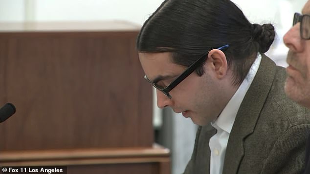 Marcus Eriz (here you can see his apology statement read in court) fired his Glock in a fit of rage.  His girlfriend, Wynne Lee, was driving and had cut off Aiden's mother, who then gave them the middle finger.  Eriz responded by firing his gun.  His bullet traveled through the trunk of the car before hitting Aiden in the chest