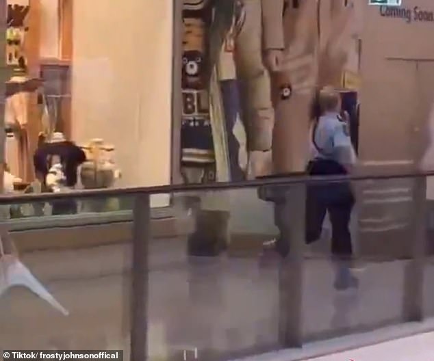 The heroic police officer sprinted through Westfield Bondi Junction to confront the knifeman alone