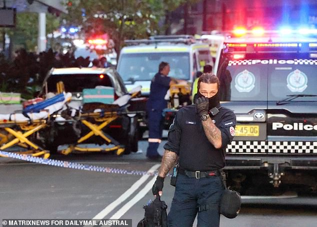 Police are on the scene en masse and the Australian Federal Police are now liaising with NSW Police