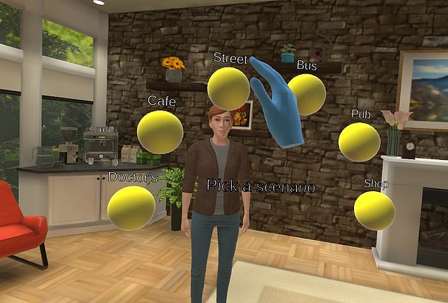 Although VR simulations could place a patient in a scenario, guidance had to be provided by a trained psychologist