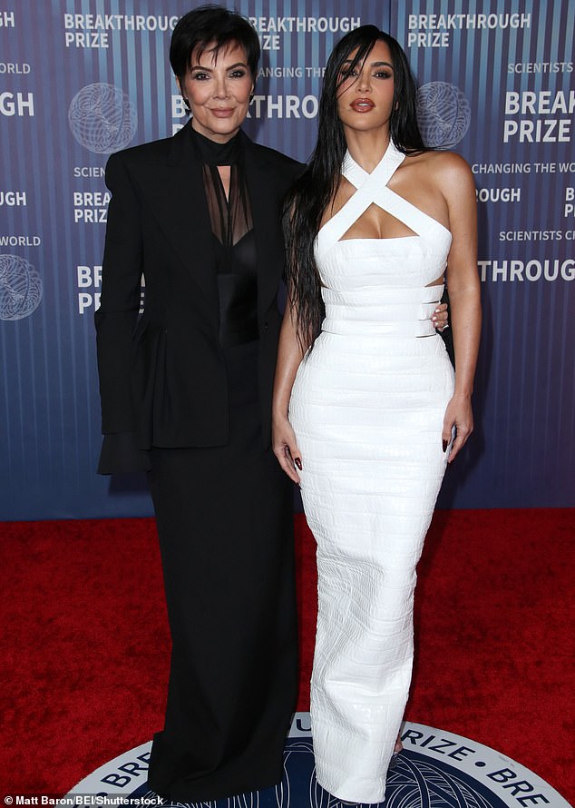 Kim Kardashian hit the red carpet that evening on the arm of her black-clad mother Kris Jenner, who made the phrase 