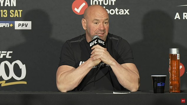 White made the announcement at a press conference following the historic UFC 300 event