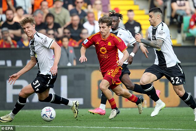 The match - which was tied 1-1 at the time - was suspended, but was abandoned shortly afterwards