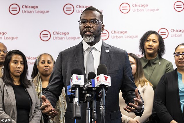 Chicago's Democrat Mayor Brandon Johnson has not yet made a statement about the shooting