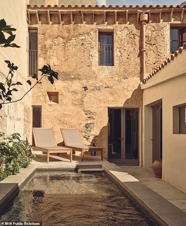 Instead, Amy worked with a real estate agency called August, which allowed her to become co-owner of five homes in idyllic European locations, including Mallorca, Spain (pictured)