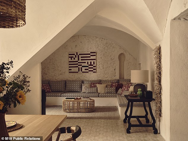 She now owns 1/21st of a 'portfolio' of five different holiday homes - including Mallorca (pictured), Tuscany, the South of France, the French Alps and the Cotswolds in England