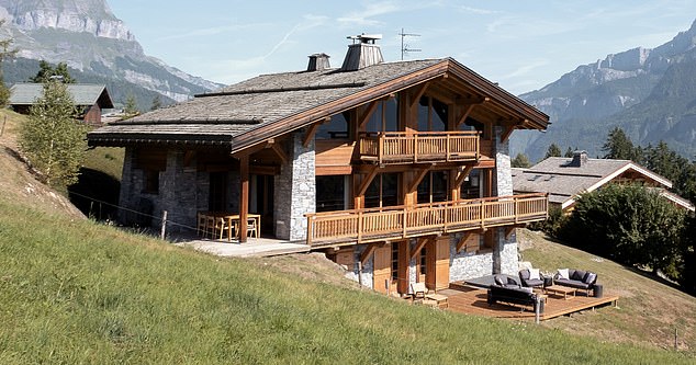 “What I was given access to was so much greater than anything I could have accomplished on my own,” she said of the price tag.  Pictured is a house similar to hers in the French Alps