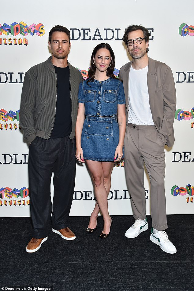 L-R Theo, Kaya Scodelario and Daniel Ings