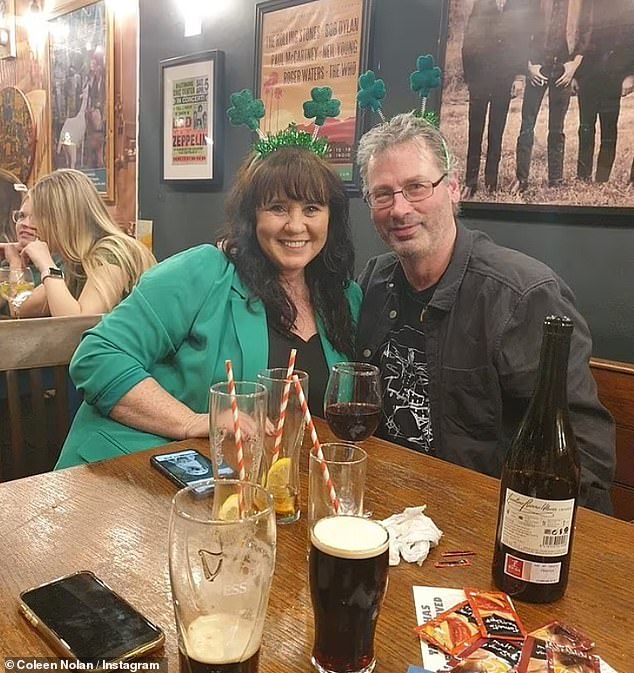 Coleen and Michael, also 59, have been dating since 2021 after meeting on Tinder and despite being on-off for a while, the couple seem to be getting on well and have recently moved in together (pictured together in June last year)