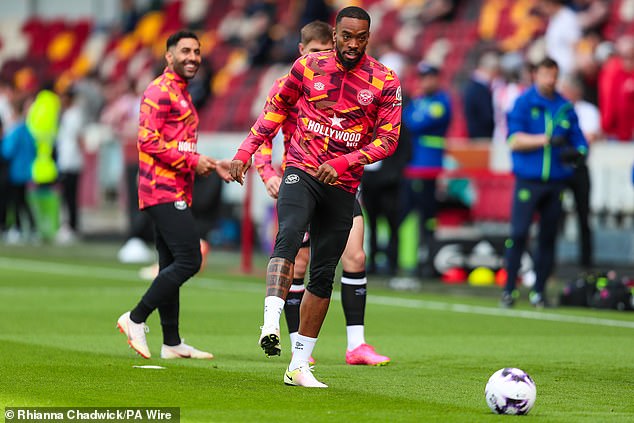 Toney stayed on the bench as he watched his team take the three points on Saturday