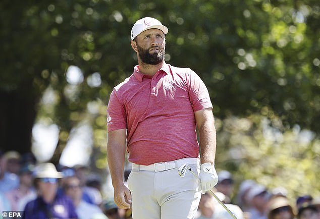 Rahm struggled throughout the tournament, finishing the tournament with nine over par