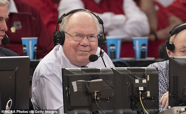 Woods shook hands with legendary American commentator Verne Lundquist, who is about to hang up his microphone after the 2024 Masters