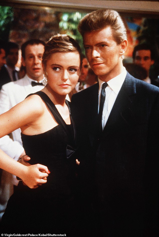 In a new interview with The Times, the actress and singer, 56, revealed an intimate encounter she had with the late singer while filming Absolute Beginners (pictured together in 1986)