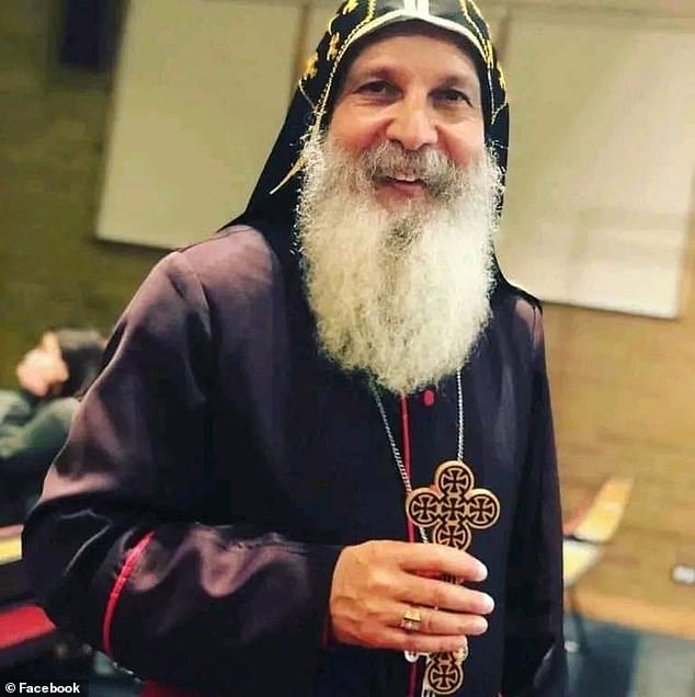 Bishop Emmanuel (pictured) rose to prominence during the pandemic when he branded Sydney's Covid lockdown 'mass slavery' and claimed vaccines are useless because 'normal' living will boost immunity