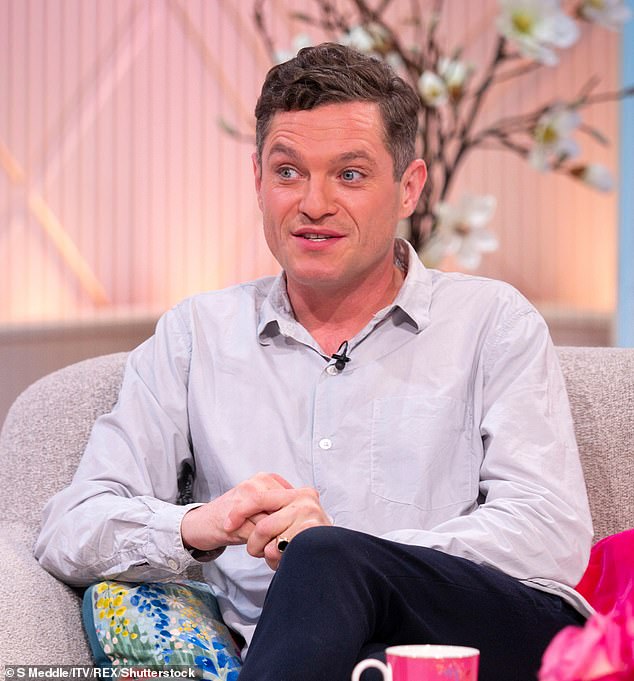 Close behind Simon as the second most popular choice for Death in Paradise is Mathew Horne, who received 27 percent of the vote (pictured in 2018)