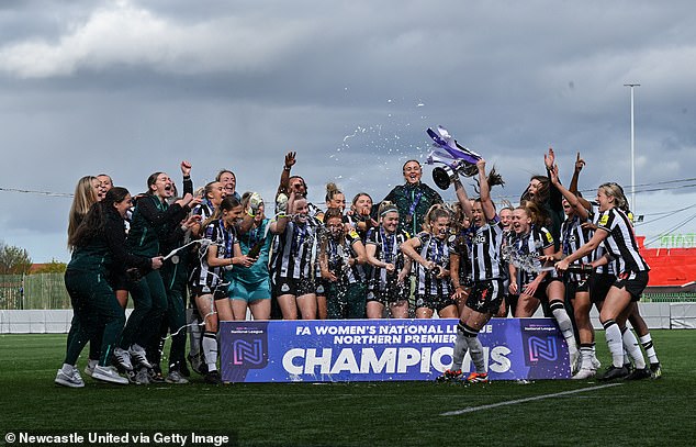 Newcastle Women were promoted to the Championship for the first time in their history