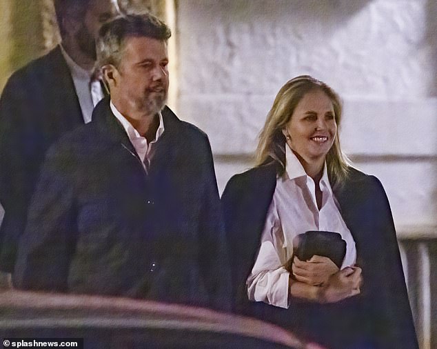 'Malicious' rumors about Genoveva's friendship with then-Crown Prince Frederik after their night out together (pictured) in Madrid in November