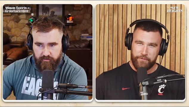 Kelce is already a successful podcast host, but is now making the transition to television