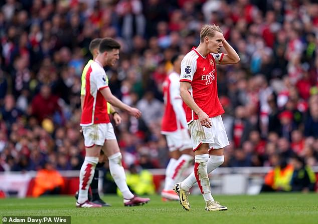 The Gunners suffered a shock defeat to Aston Villa which dented their chances in the Premier League