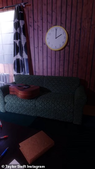 The clip started in a '70s-inspired room, reminiscent of the Midnights era - her last album released