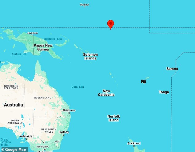 Where Nauru is located in relation to Australia, the island is part of Micronesia