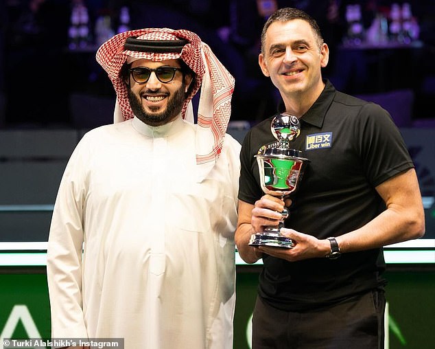 O'Sullivan praised Turki Alalshikh for 'giving opportunities to those who could be missed among all the top players' and stressed there was room to develop world champions in Saudi Arabia.