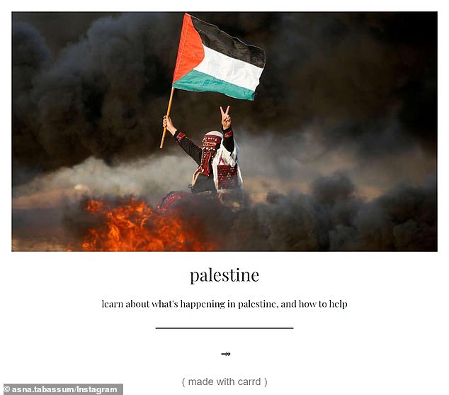 A link from Asna Tabassum leads to a website with various anti-Semitic sentiments