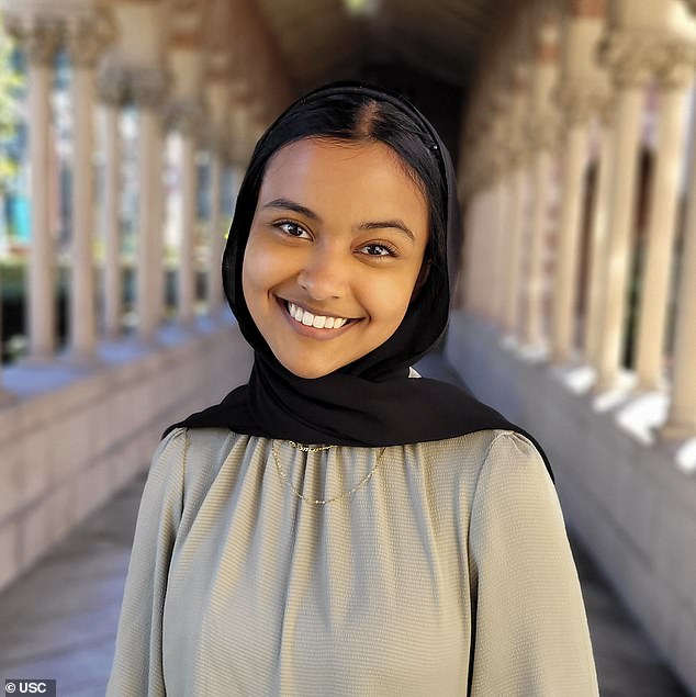 Tabassum, studying biomedical engineering and minoring in resistance to genocide, reportedly planned to address 65,000 people at the ceremony