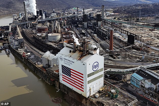 Biden will reiterate his opposition to the sale of US Steel to a Japanese company – over US Steel's Mon Valley Works Clairton plant in Clairton, Pennsylvania.