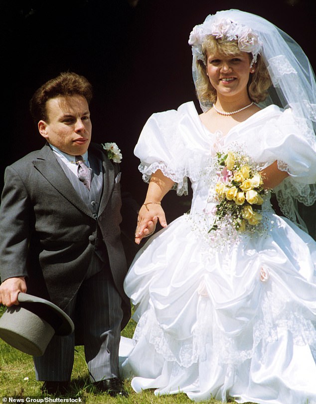 The couple on their wedding day in 1991