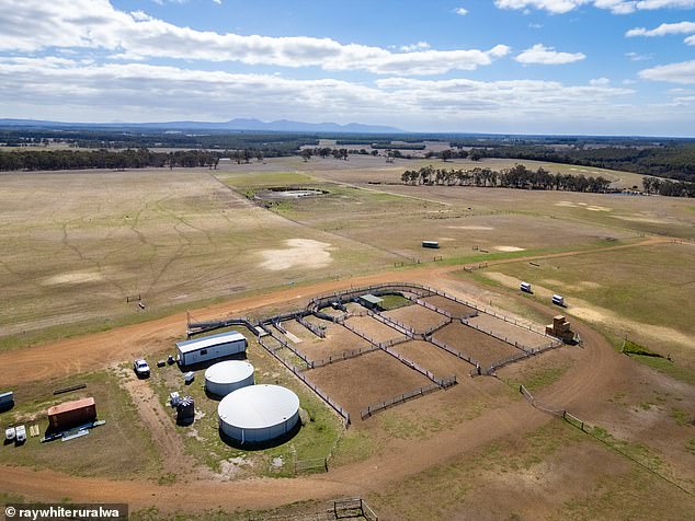 Caluka Farms on WA's southern coast (pictured) is for sale.  Expressions of interest close on Friday