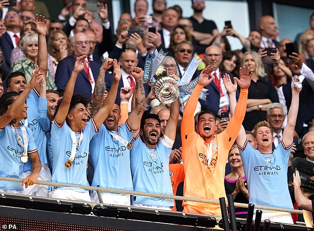 Manchester City are the FA Cup holders after beating Manchester United 2-1 last June