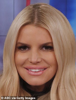 Jessica Simpson pictured in 2020