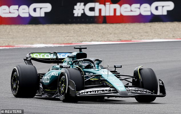 Stroll finished 0.327 seconds ahead of McLaren driver Oscar Piastri at the Shanghai International Circuit, with championship leader Max Verstappen third