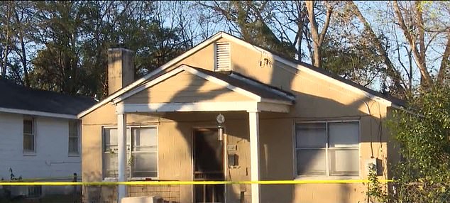 The abandoned house where Kamarie's body was found just hours after she disappeared