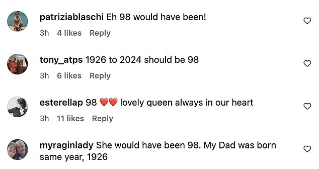 Fergie shared a smiling photo of the late queen in an Instagram post, but fans were quick to point out a simple mistake she made in her accompanying tribute