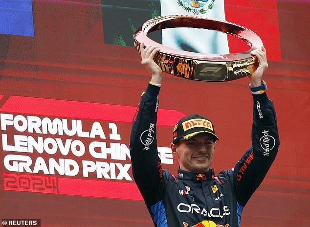 It was the perfect weekend for Verstappen, who also won the sprint race on Saturday