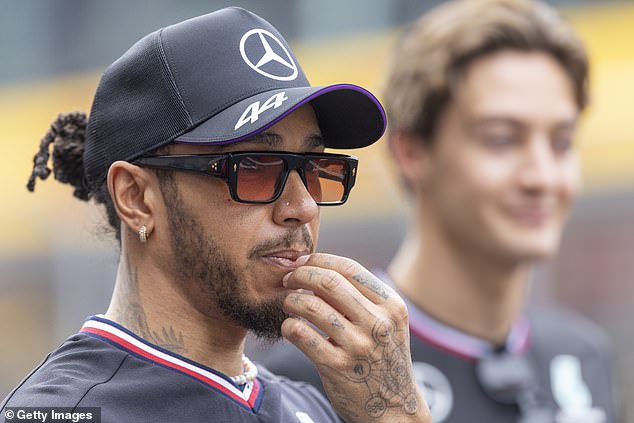 Lewis Hamilton finished ninth, but complained about the pace of his Mercedes on Sunday