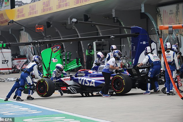 Daniel Ricciardo was on his way to a points finish until he was hit from behind before Lance Stroll made a safety car restart