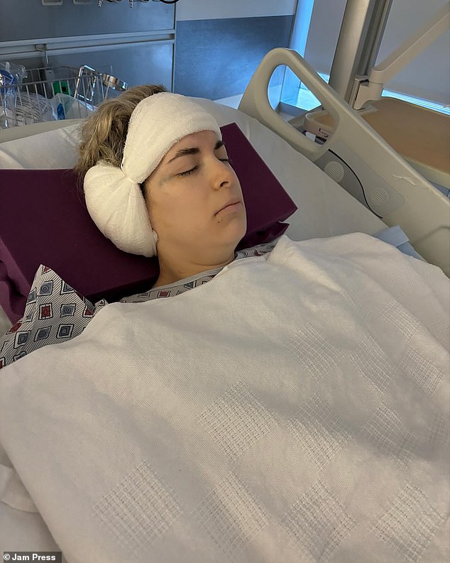 She is currently participating in three trials of chemotherapy drugs to help shrink the tumors growing on her auditory nerve