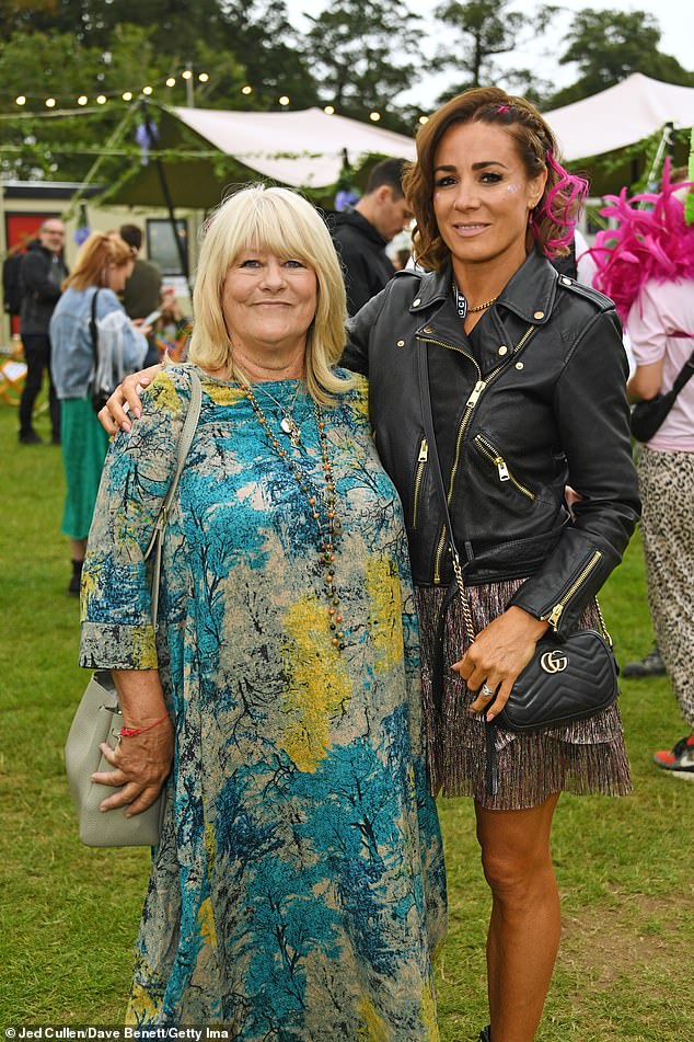 In addition to Natalie, the festival is organized by a committee made up of Caroline's loved ones, including her mother Christine and sister Jody (pictured at the festival last year)