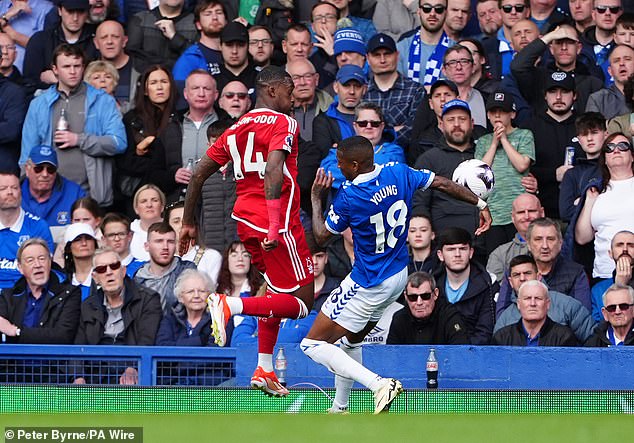 A potential penalty claim against Ashley Young was dismissed as he was in a 'natural position'