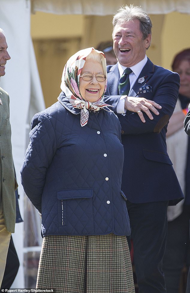 Queen Elizabeth II was 96 when she died on September 8, 2022. Above: Queen Elizabeth II looks at one of her horses in May 2017