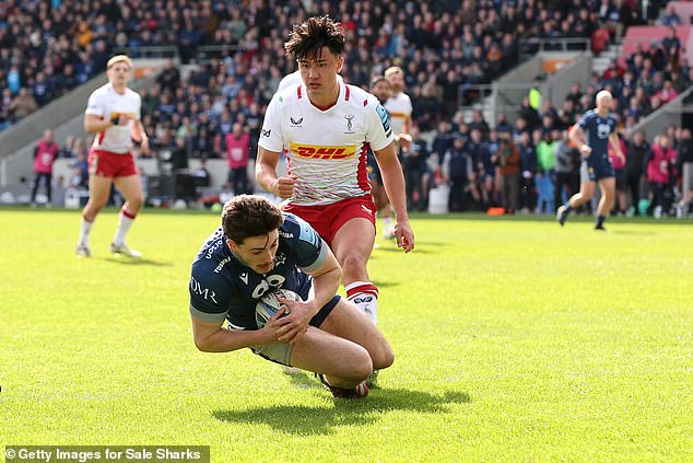 Quirke chased down a Harlequins restart attempt to score for Verkoop in the death and rescue win