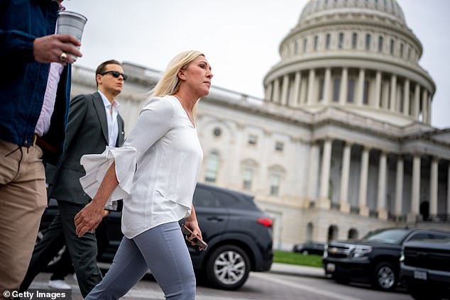 Rep. Marjorie Taylor Greene (R-GA) is leaving Capitol Hill