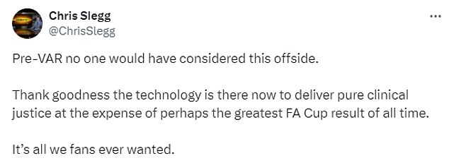 1713729640 87 Fans claim VAR ruined one of the greatest FA Cup