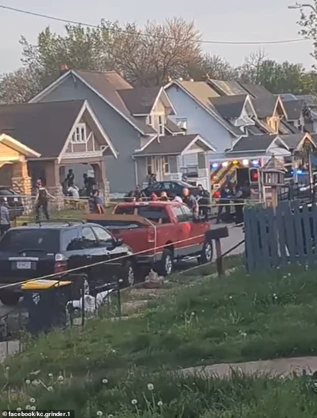 A video taken by a neighbor shows the little boy being loaded into the back of an ambulance