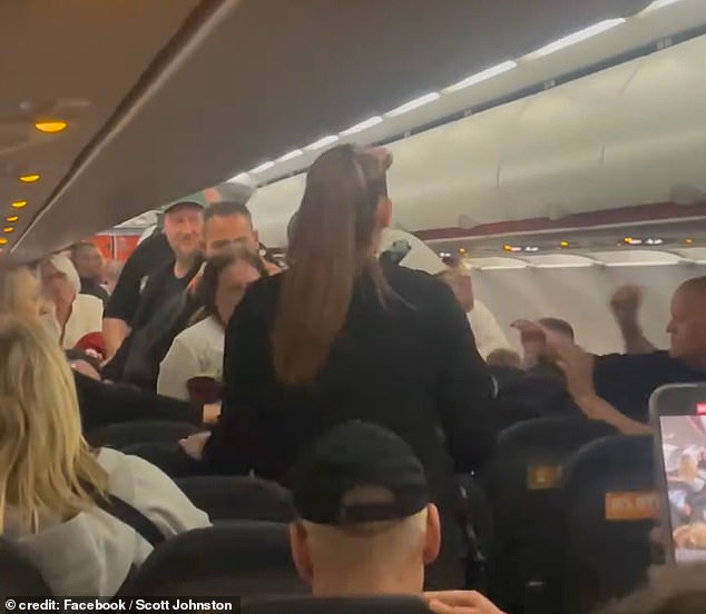 Some passengers may have filmed the incident on their phones